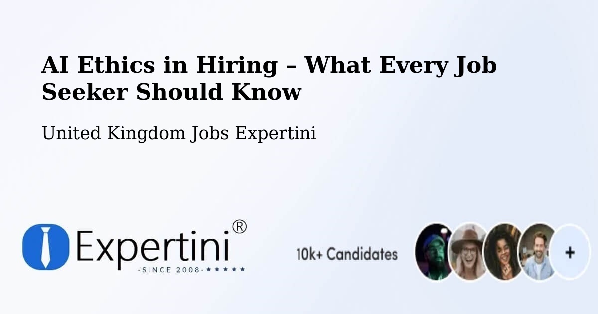 AI Ethics in Recruitment & Hiring – Runcorn - Runcorn, United Kingdom Jobs Expertini