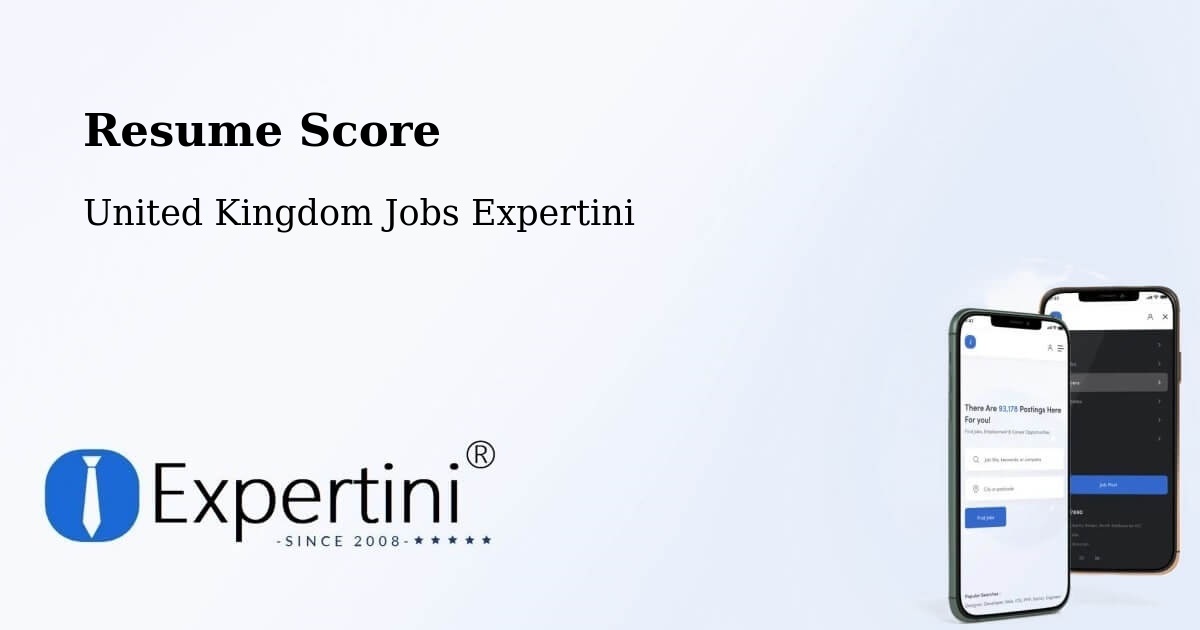 Resume Score & Job Description Match Tool – Runcorn - United Kingdom Jobs Expertini